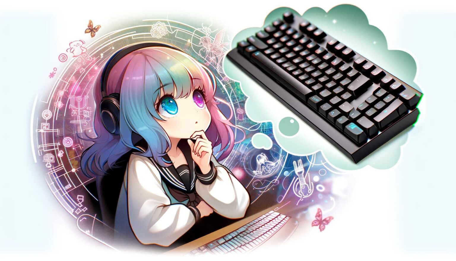 alogic エシェロン キーボード前面